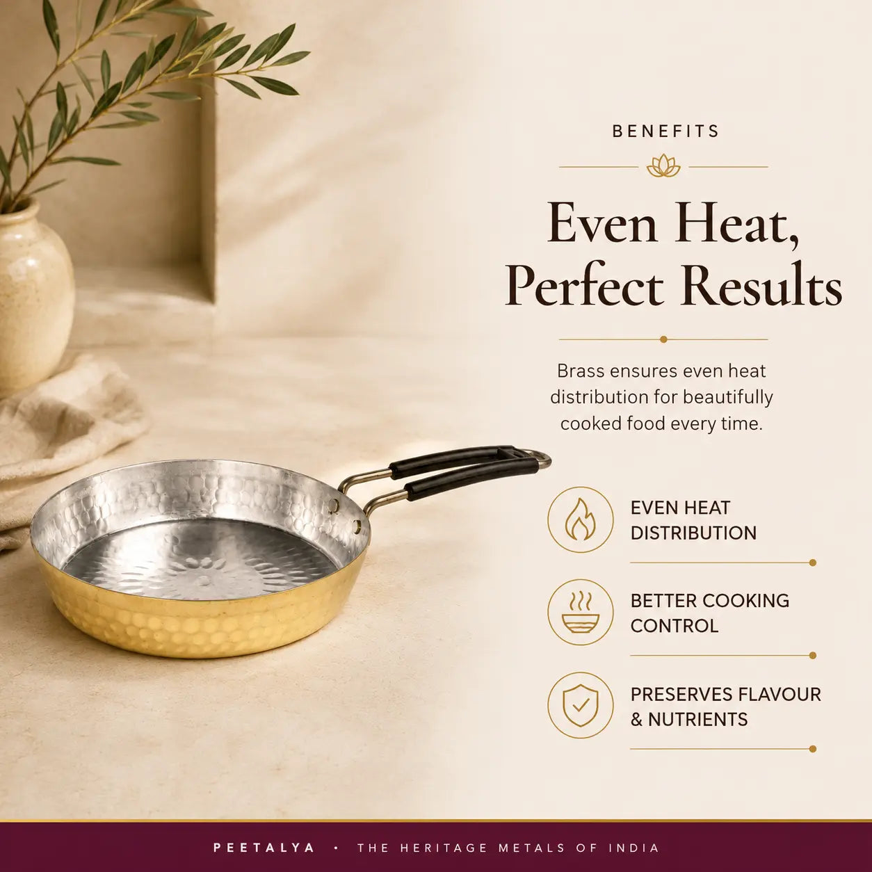 Brass Frying Pan