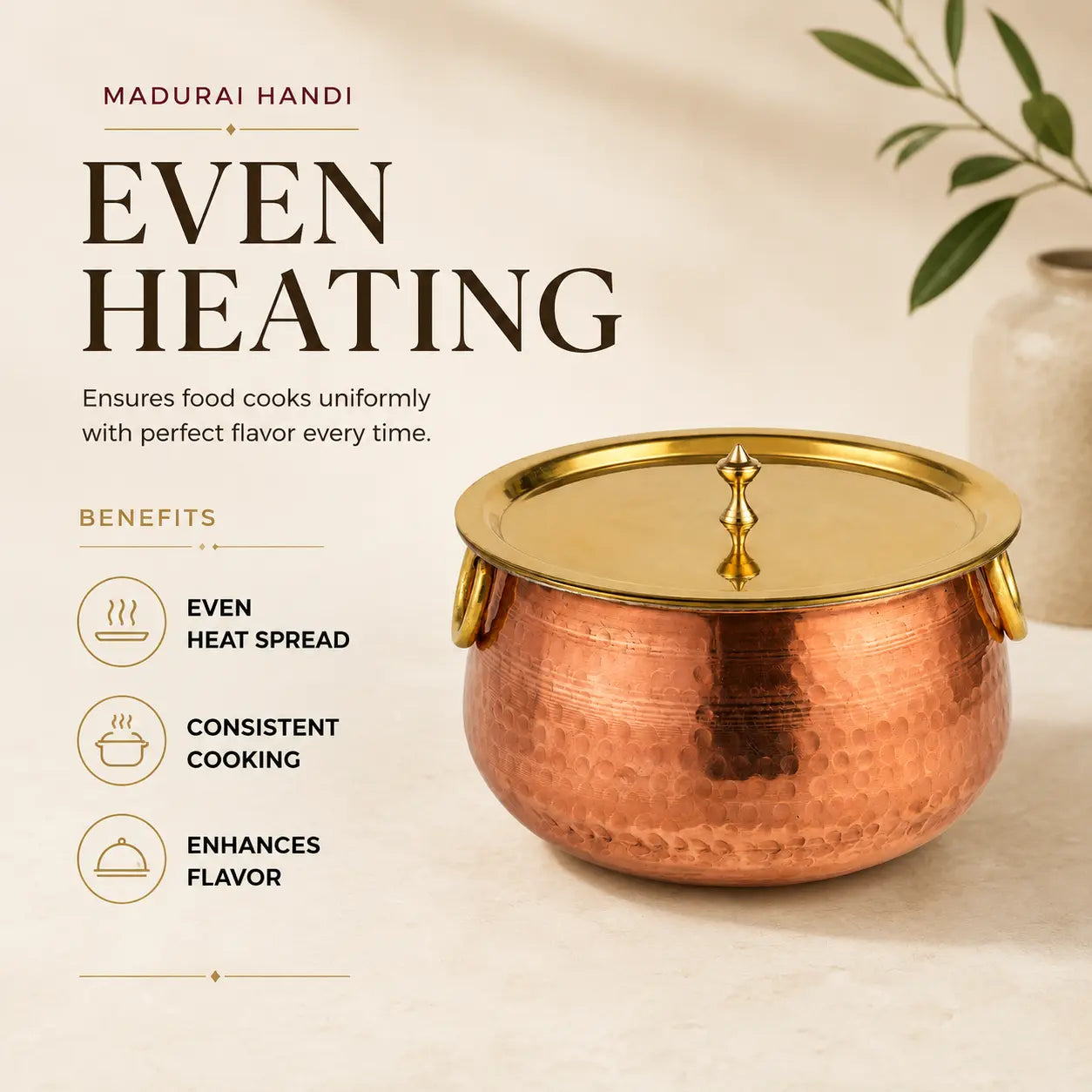 Copper Madurai Handi
