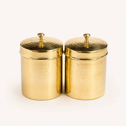 Brass Tea & Sugar Box (Dabba)