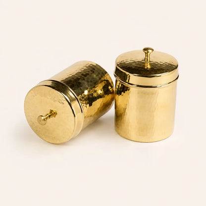 Brass Tea & Sugar Box (Dabba)
