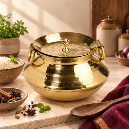 Brass Biryani Handi