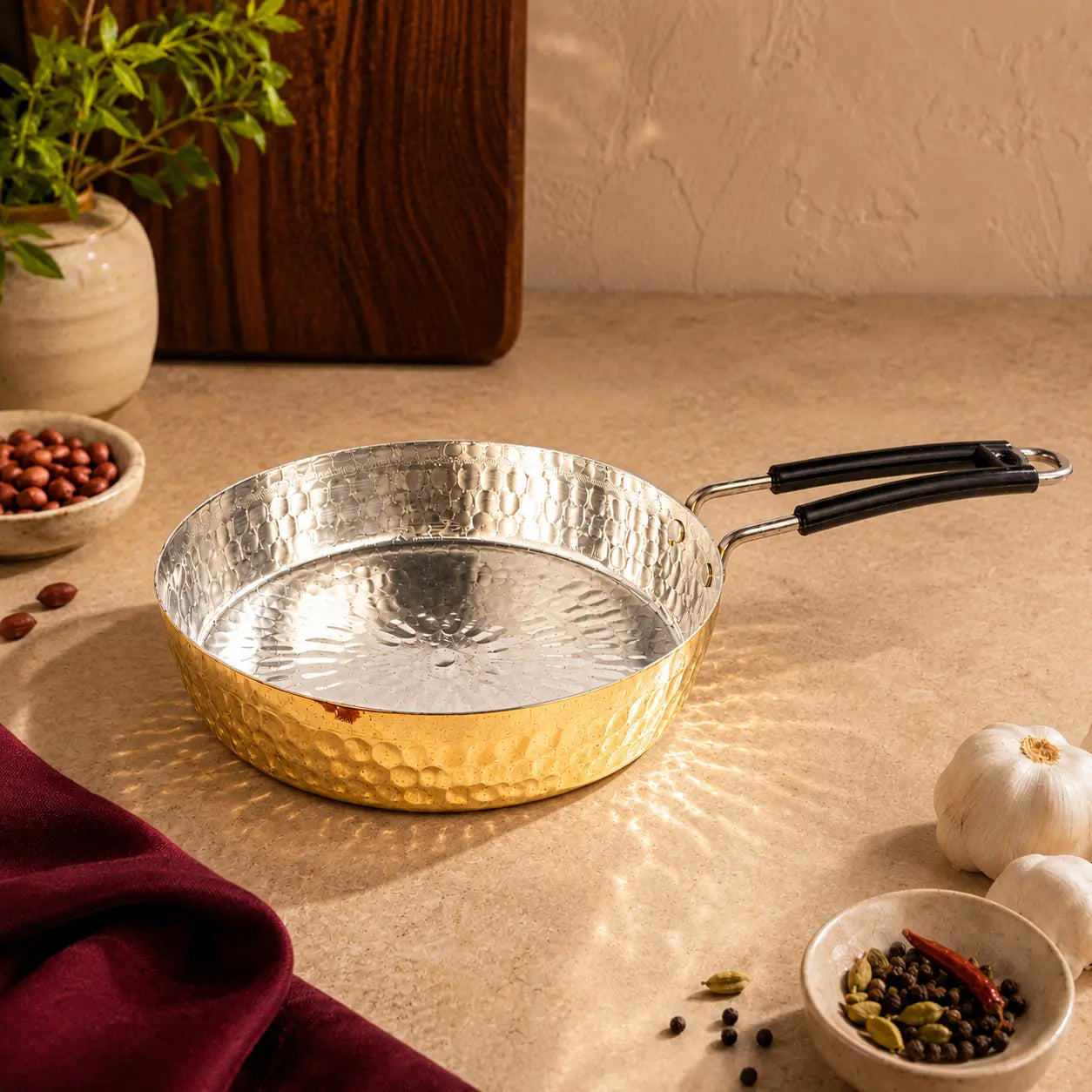 Brass Frying Pan