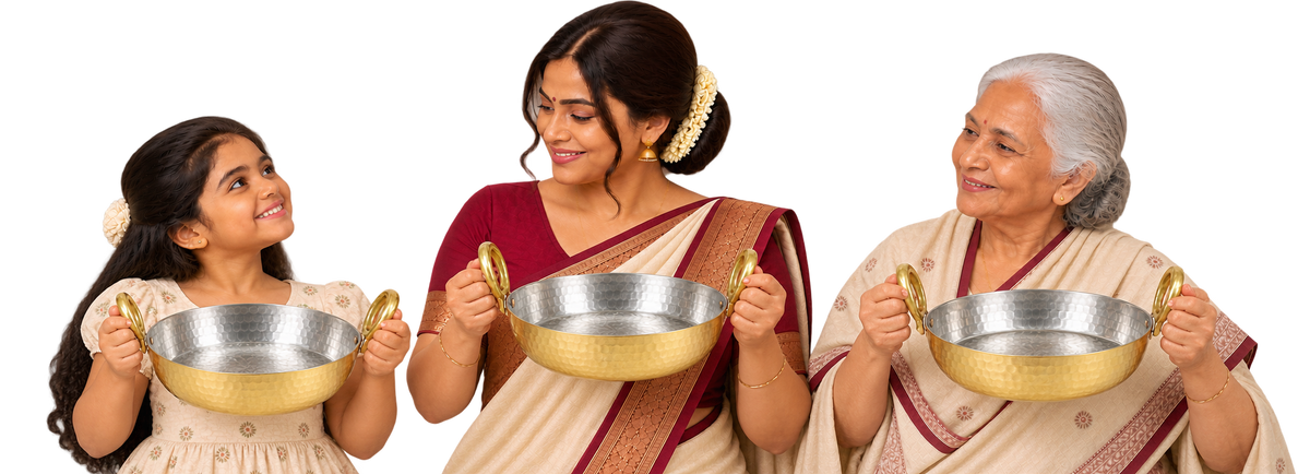 Brassium Brass Kadai
