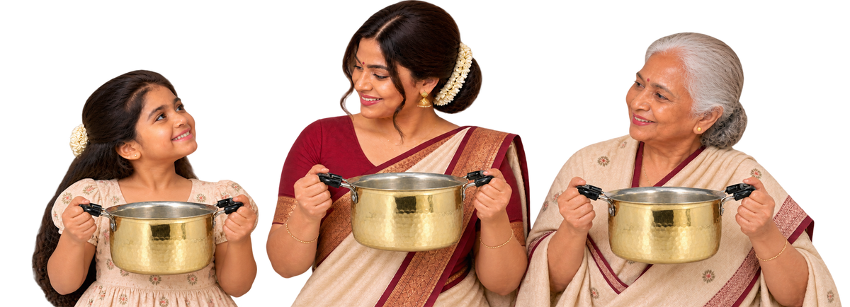 Brass Doodh Patila (Milk Vessel)