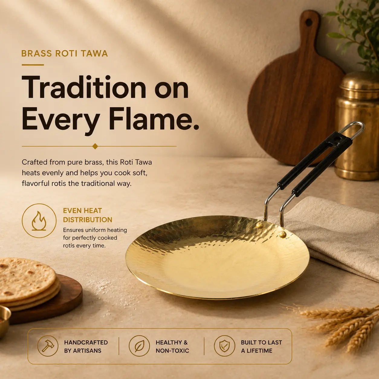 Brass Roti Tawa