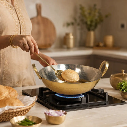 Brassium Brass Kadai