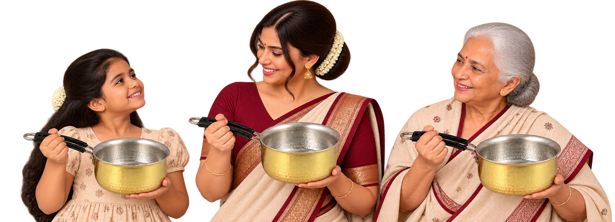 Brassium Brass Tea Pan