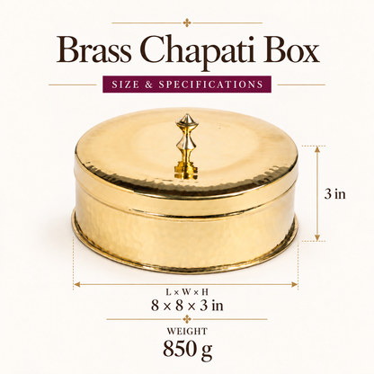 Tea/Sugar BOX (Set of 2 Brass Containers)