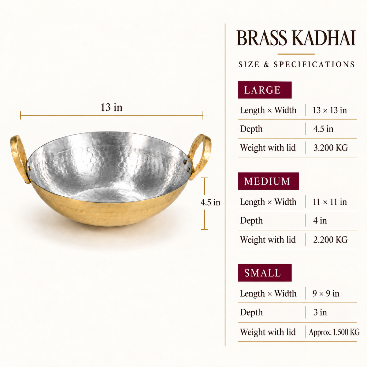 Brass Kadai