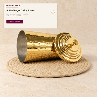 Royal Brass Water Tumbler