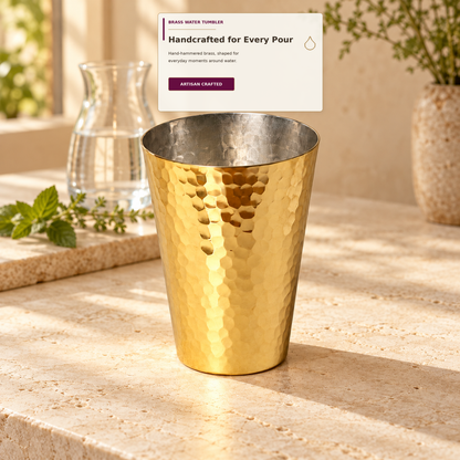 Royal Brass Water Tumbler
