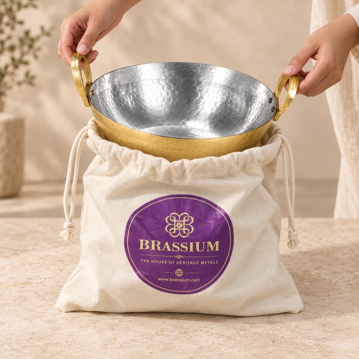 Brass Kadai