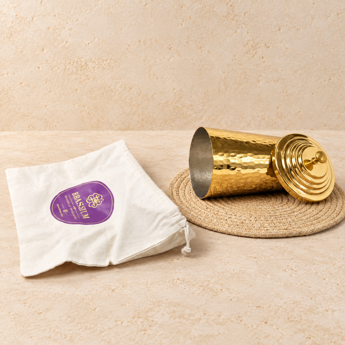 Royal Brass Water Tumbler