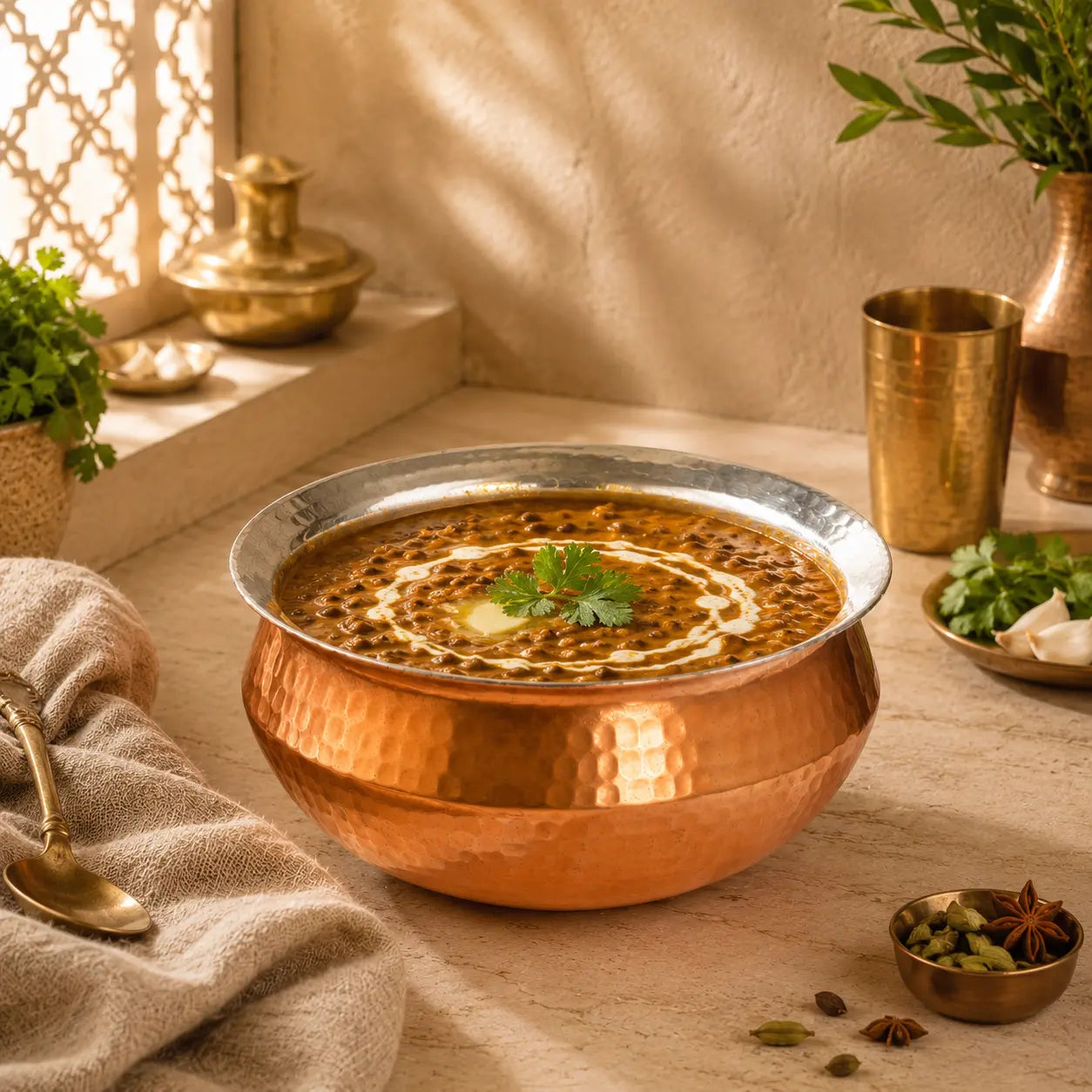 Copper Sipri (Strainer / Colander)