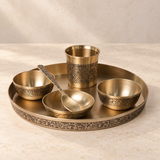Heritage Kansa Thali Set (6 Pcs)