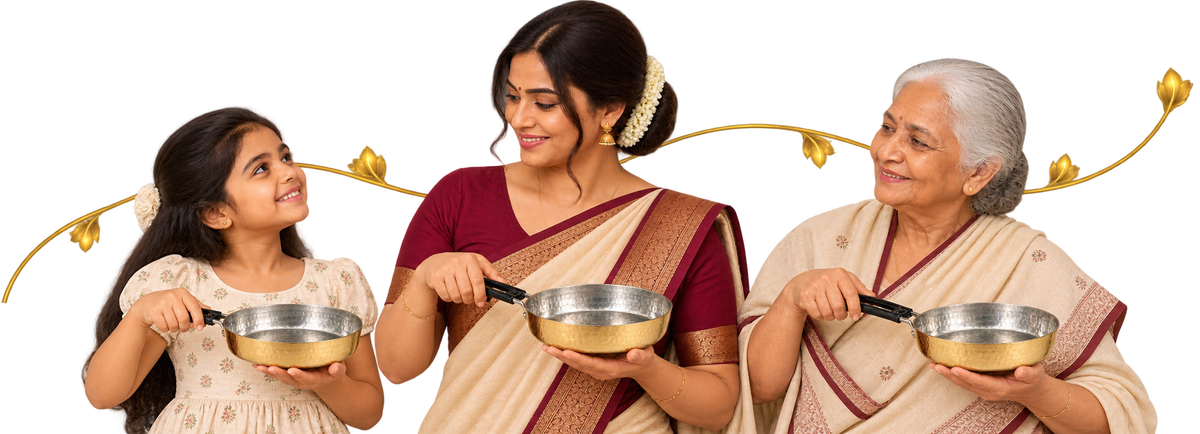 Brass Frying Pan