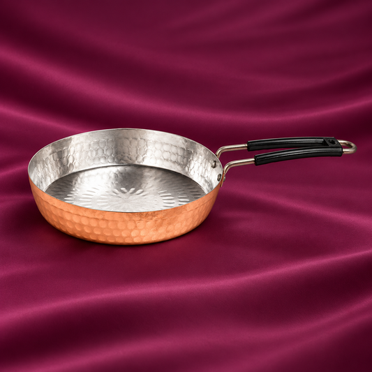 Copper Frying Pan Flat