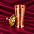 Hand-Hammered Copper Water Tumbler