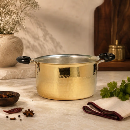 Brass Doodh Patila (Milk Vessel)