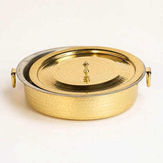 Brass Flat Lagan (Shallow Vessel)