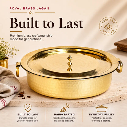 Brass Flat Lagan (Shallow Vessel)