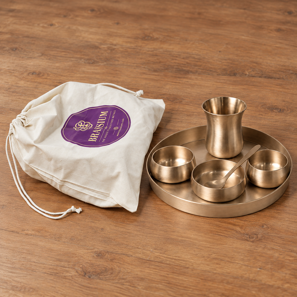 Kansa Thali Set (6 Pcs)