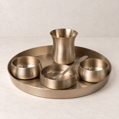 Kansa Thali Set (6 Pcs)