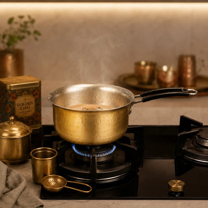 Brassium Brass Tea Pan
